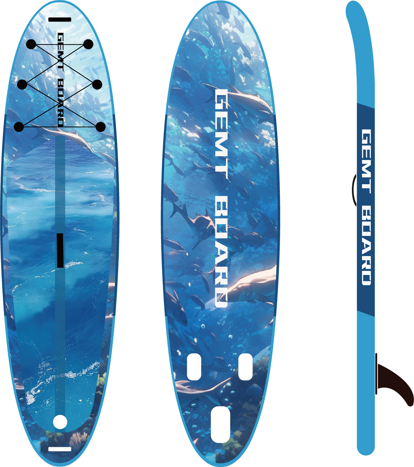 GMAF020-Customized Size UV Printing Inflatable SUP Board